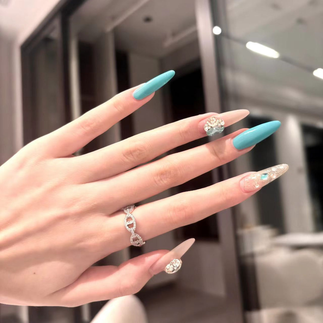Glossy Elegant Nail Art