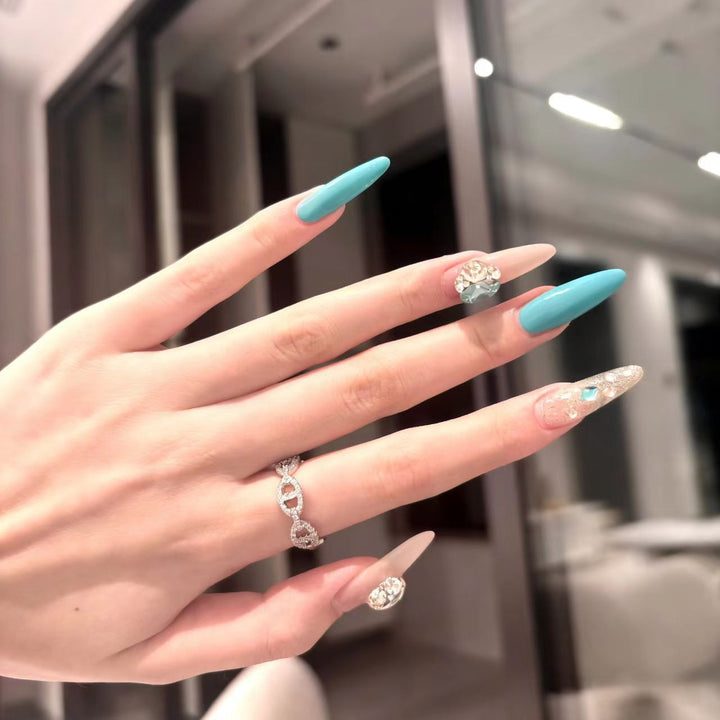 Glossy Elegant Nail Art
