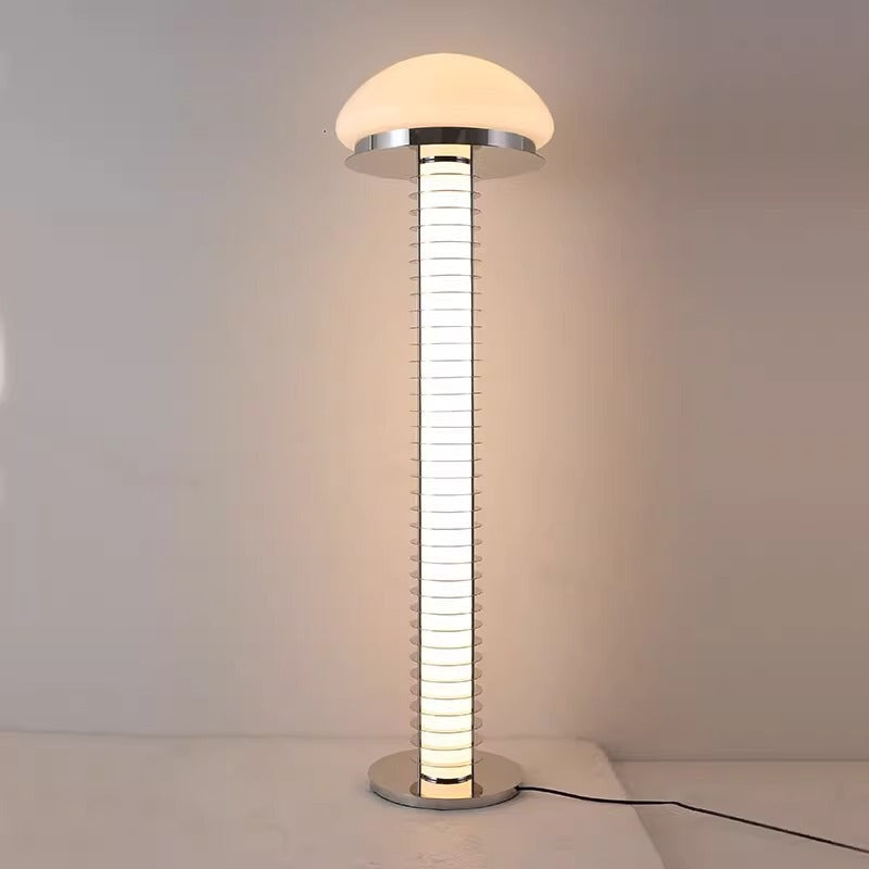 Modern Table Lamp with Dome Shade and Sleek Base