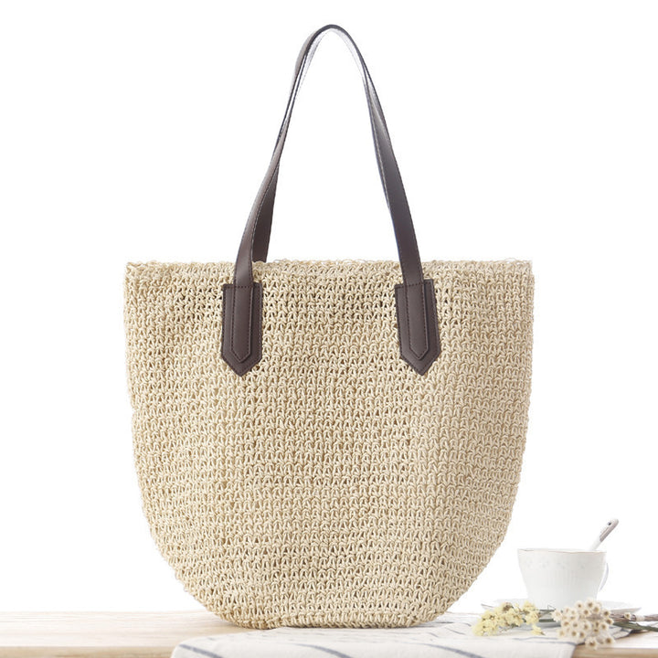 Beach bag with modern macrame design Kalsten