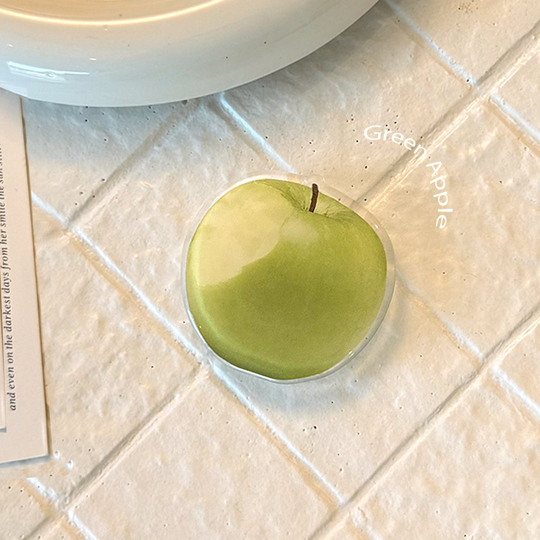 Apple motif refrigerator magnet Kalsten