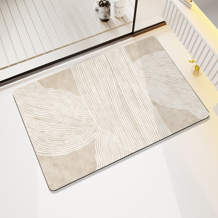 Abstract Geometric Design Bath Mat Kalsten