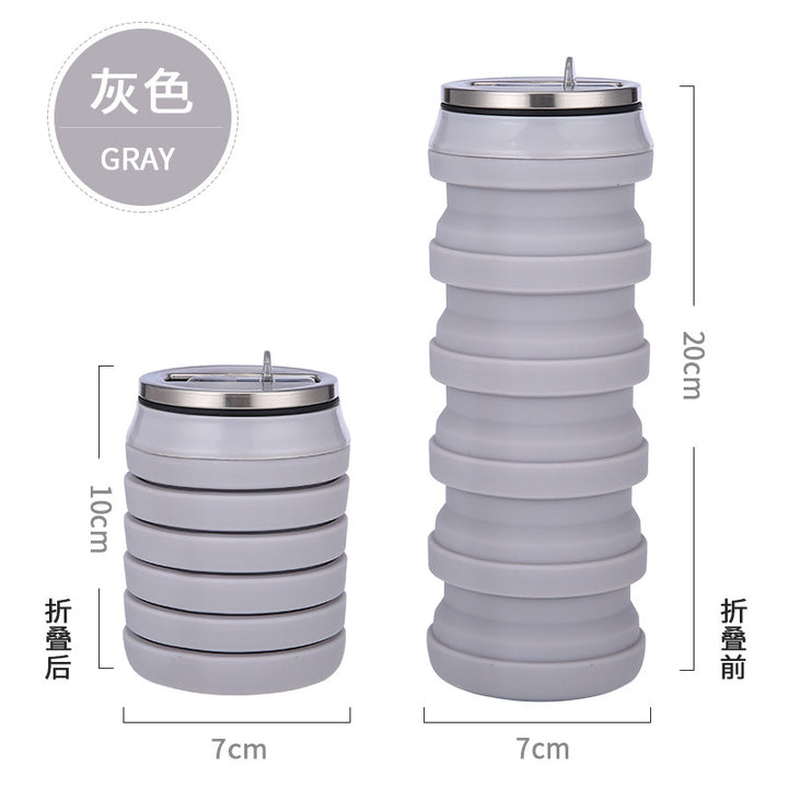 Women Multifunctional Silicone Water Bottle Kalsten