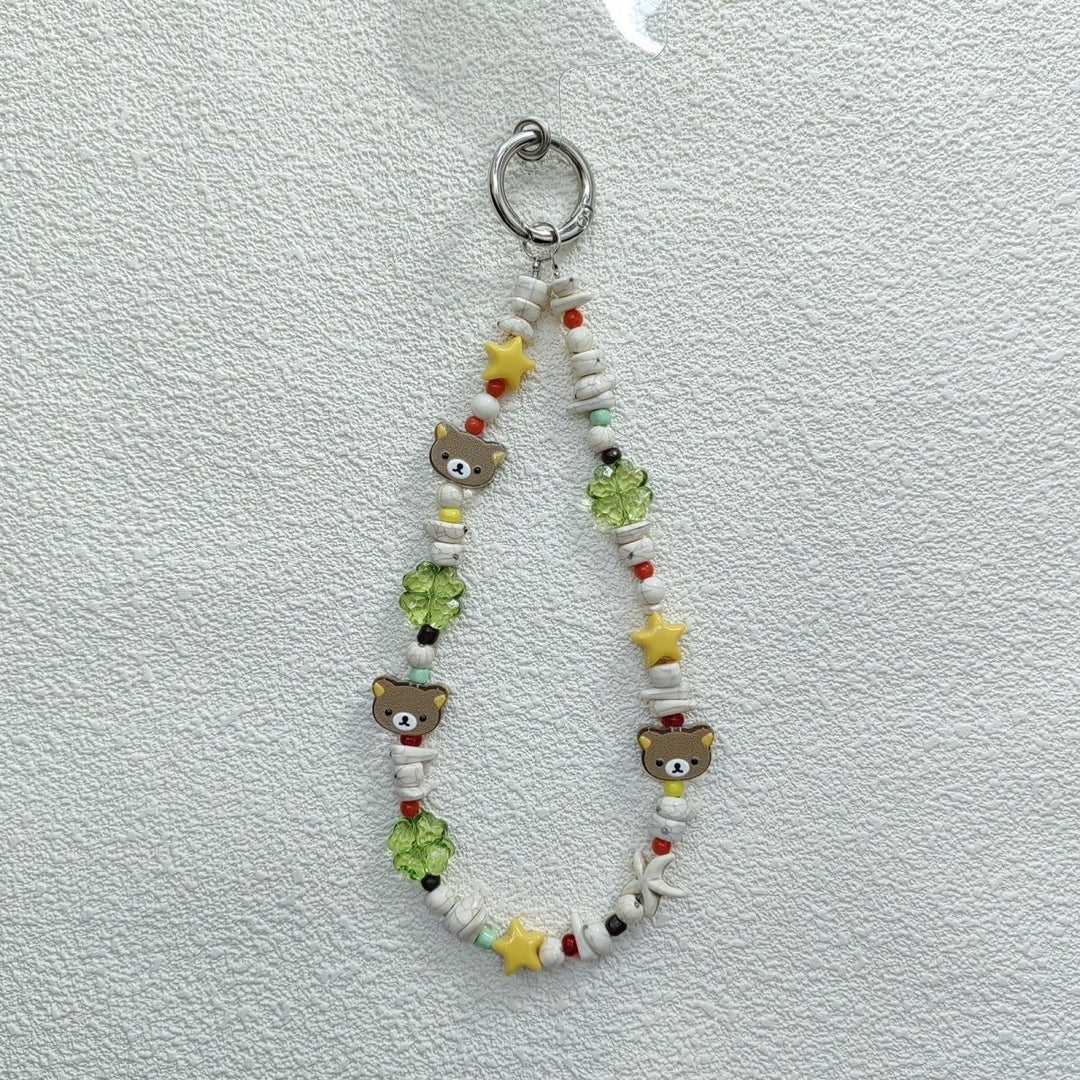 Fun-Themed Beaded Keychain Holder Kalsten