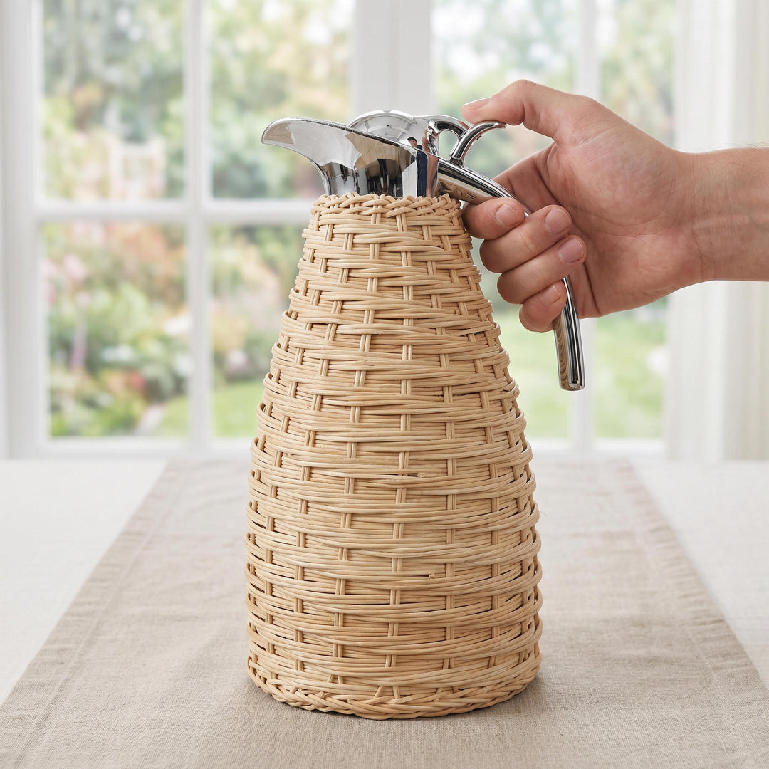 Stylish water carafe with woven design Kalsten