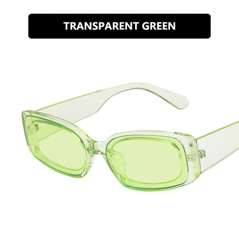 Ladies fashionable transparent sunglasses with square design Kalsten