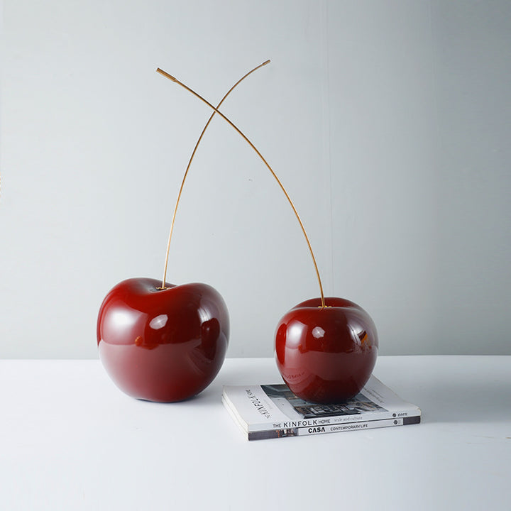 Artistic Cherry Decorative Sculpture