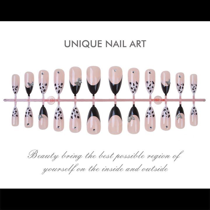 Artistic Press-On Nail Set with Elegant Designs Kalsten