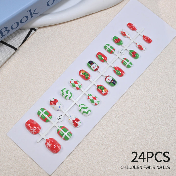 Children's Fun-Themed Press-On Nail Set Kalsten