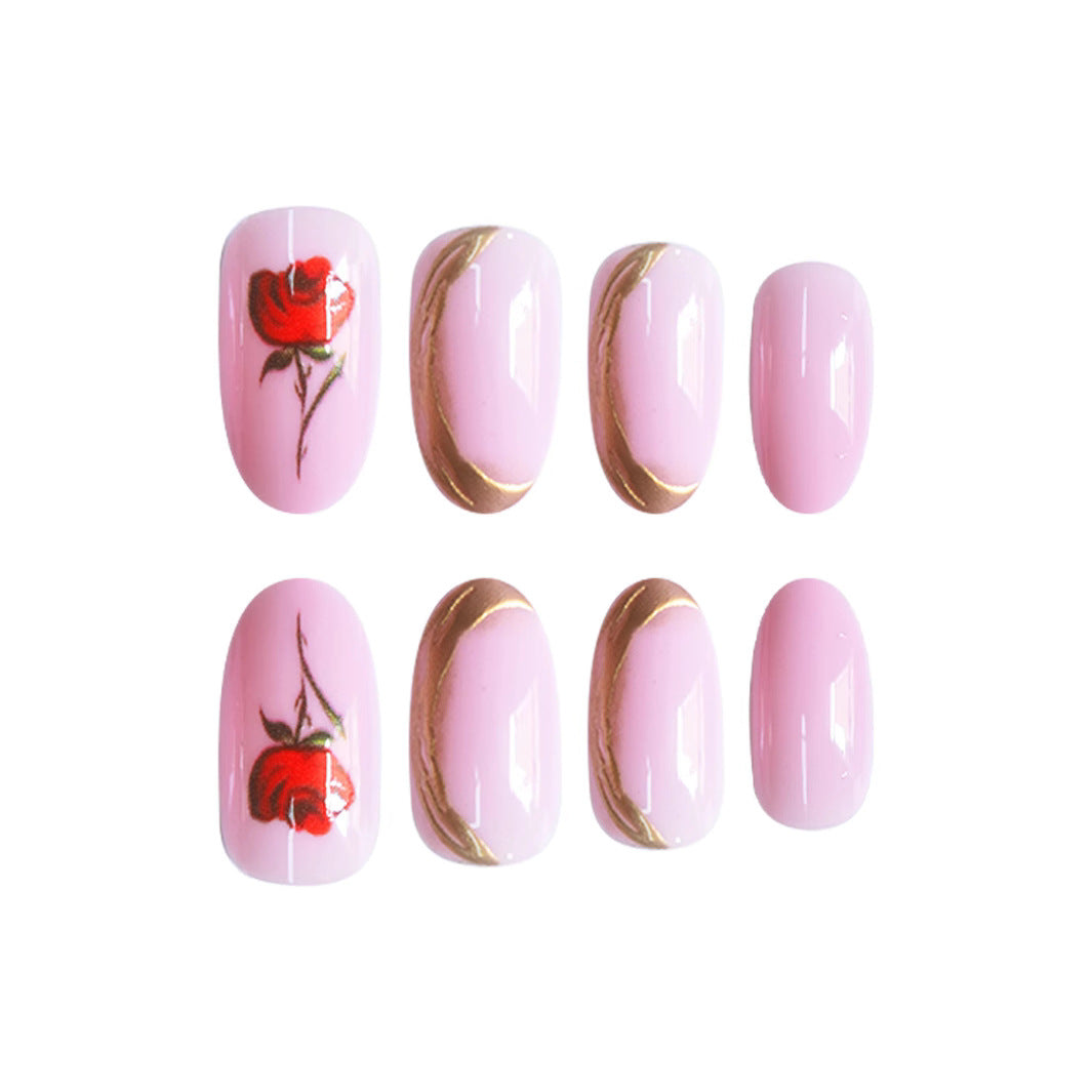 Floral Rose Nail Art Kalsten
