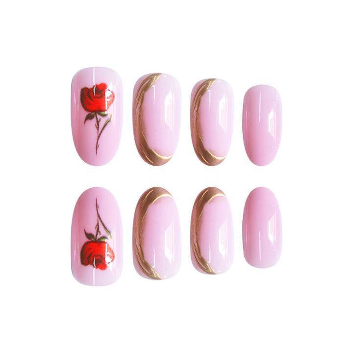 Floral Rose Nail Art Kalsten