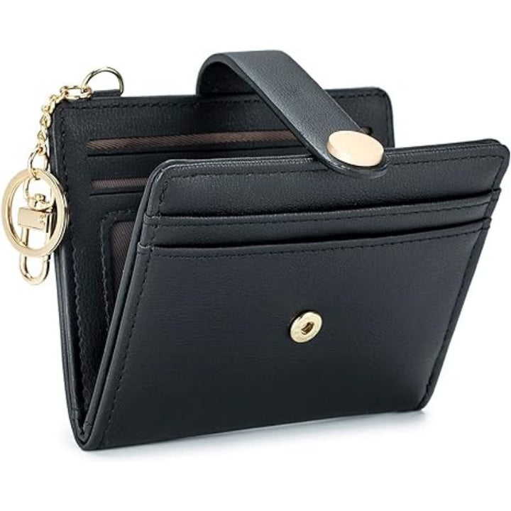 Compact card holder with keychain Kalsten