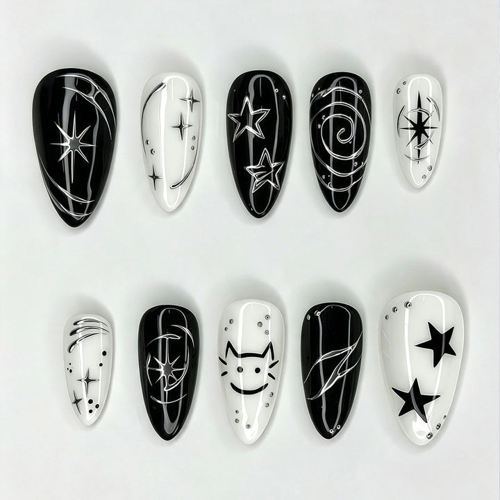 Exclusive Nail Design Set with Artistic Motifs Kalsten