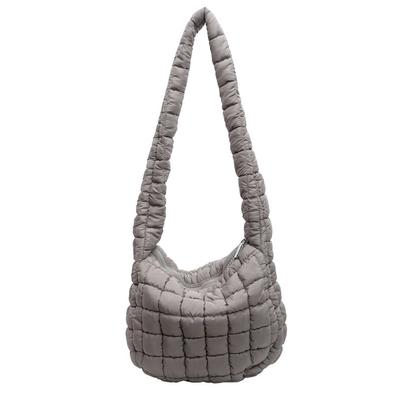 Quilted Puffy Crossbody Bag