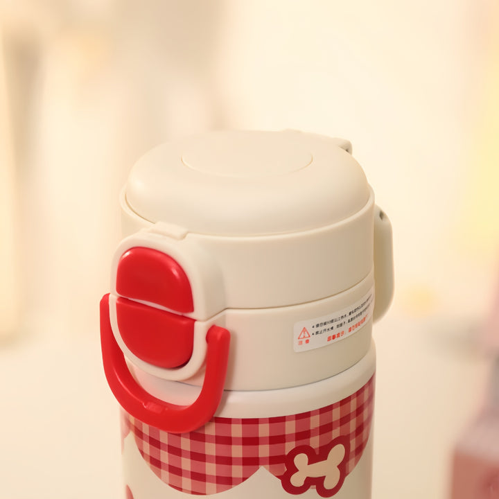 Insulated drinking bottle with cute design and practical closure Kalsten