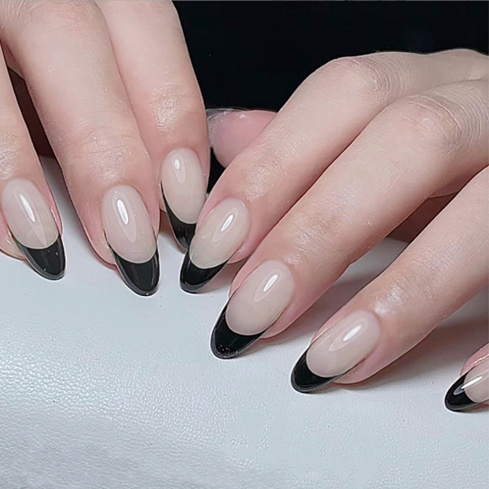 Chic French Tip Press-On Nails Kalsten