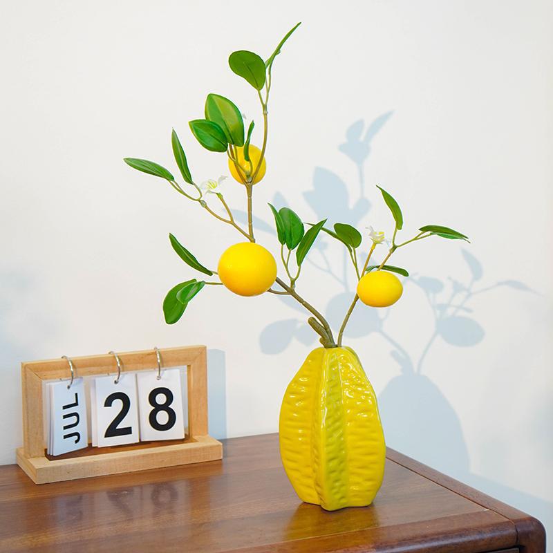 Decorative Lemon Centerpiece for Home Decor