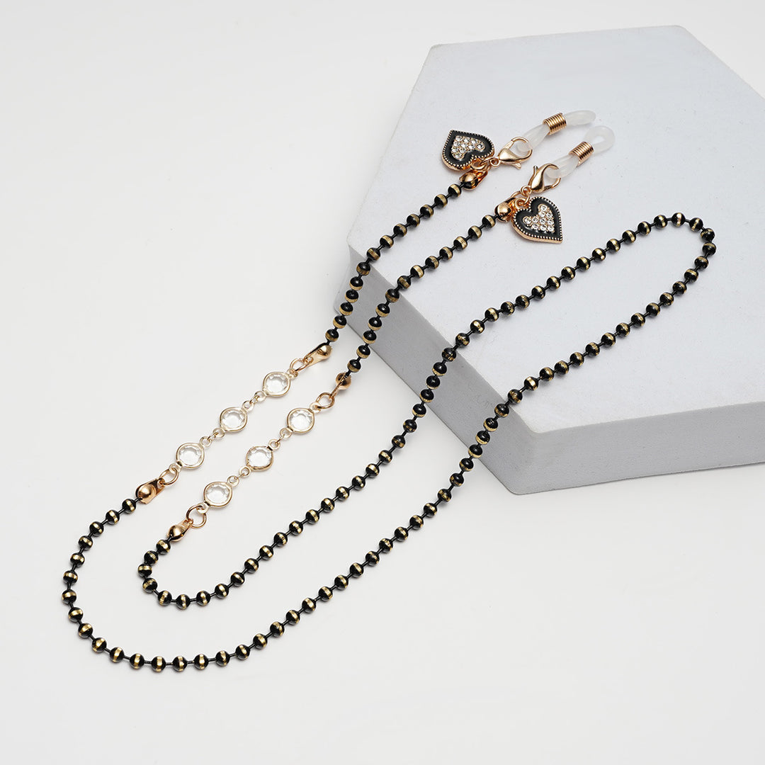 Premium Pearl-Embellished Eyewear Chain kalsten