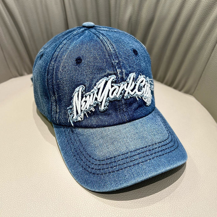 Women's Distressed Denim Cap Kalsten