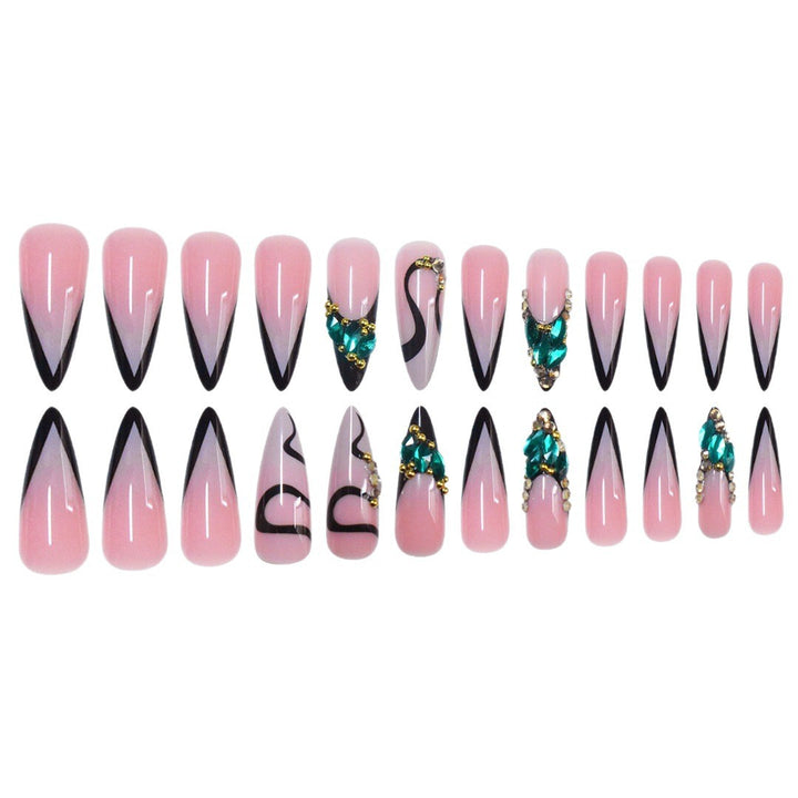 Glamorous Stiletto Nail Extensions Kalsten