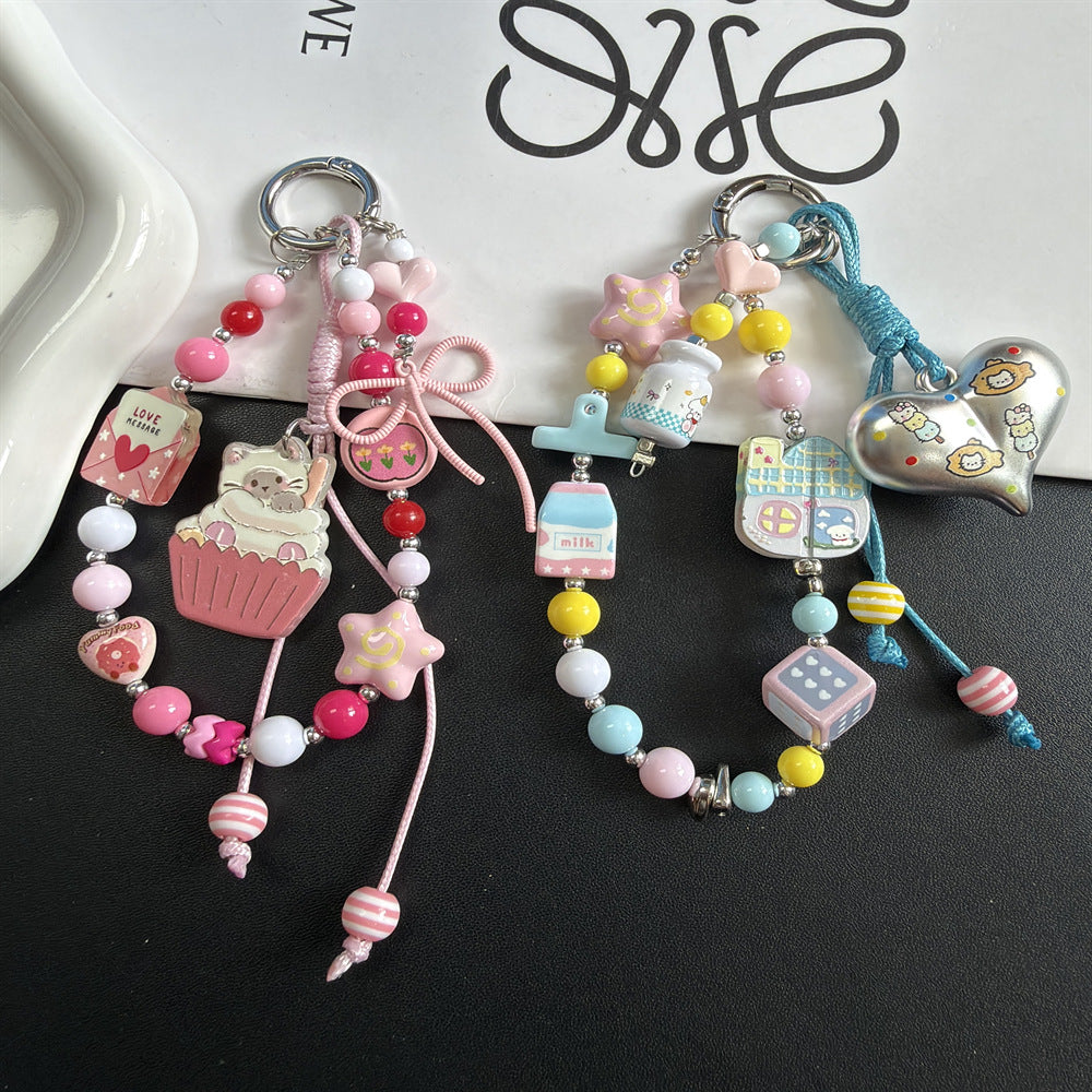 Playful Themed Charm Phone Lanyard Kalsten