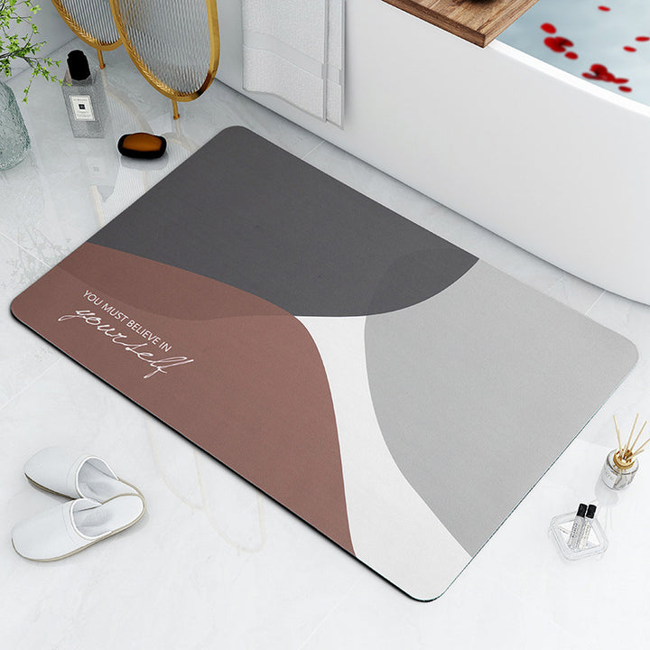 Inspirational Quote Bath Mat