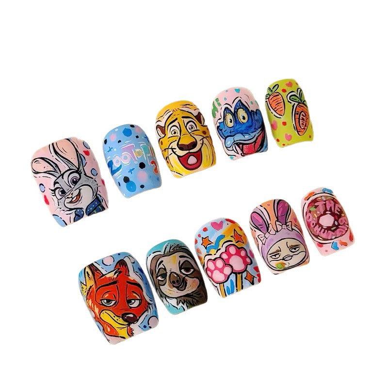 Playful Character Nail Art Set Kalsten