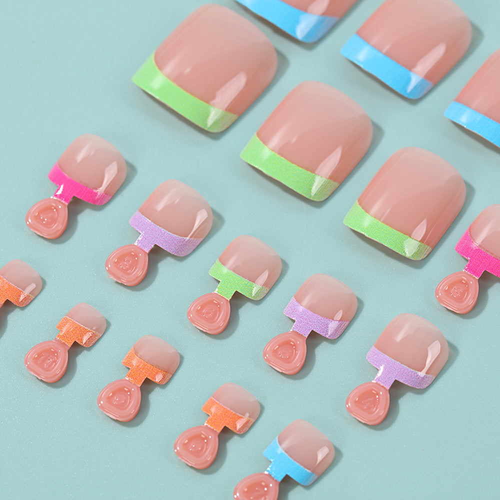 Creative nail set with colorful artificial nails Kalsten