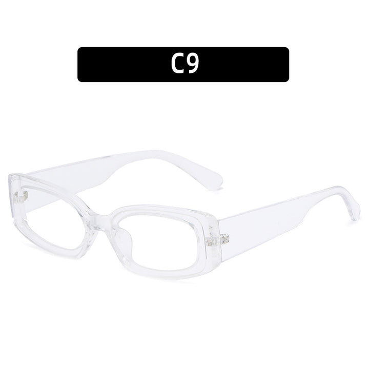 Stylish Rectangular Frame Glasses