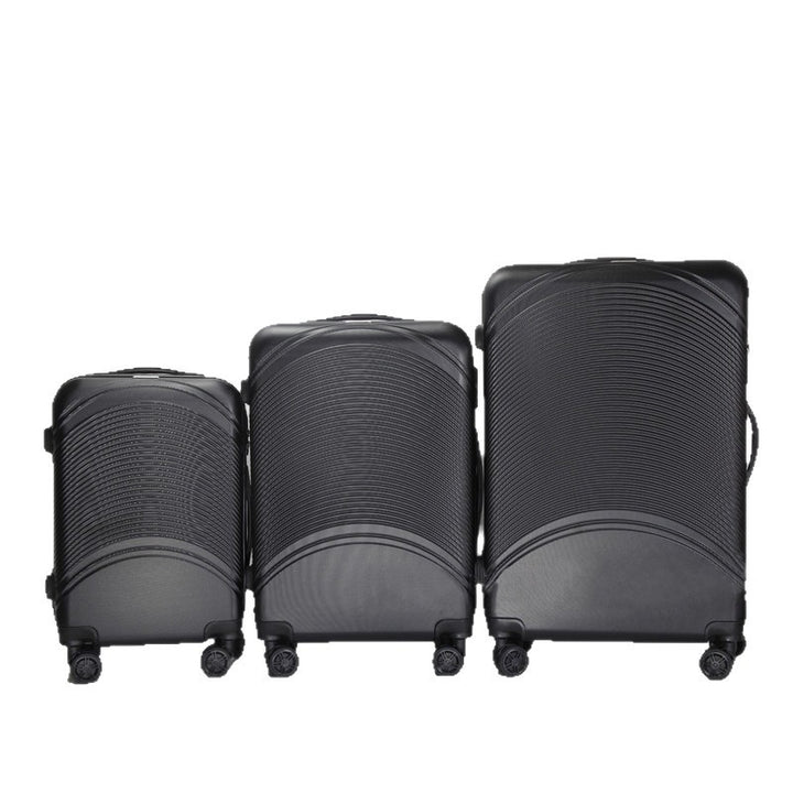 Unisex Premium Textured Hardshell Luggage Set Kalsten