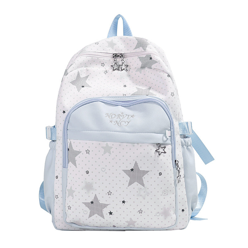 Stylish Star-Print Backpack Kalsten
