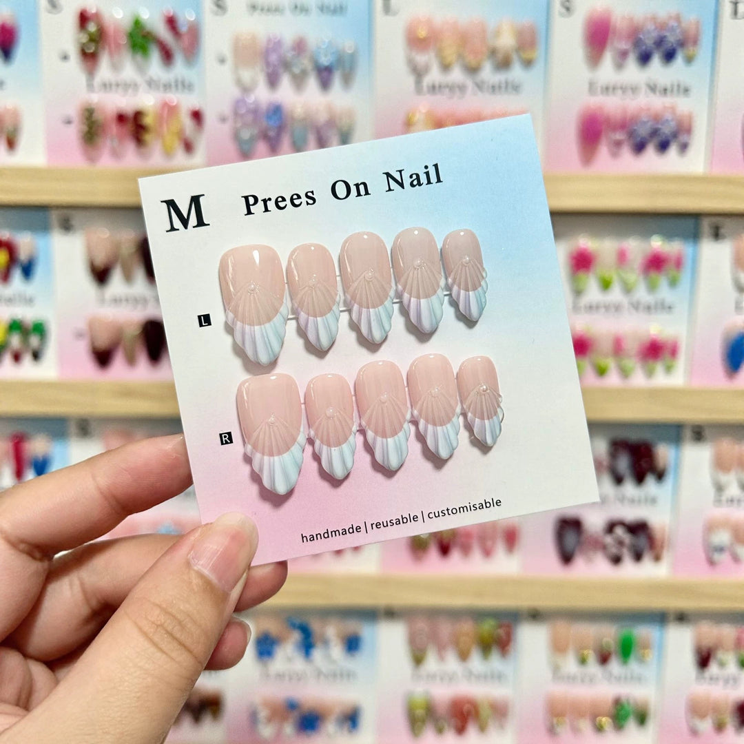 Custom Handcrafted Ombre Press-On Nail Set