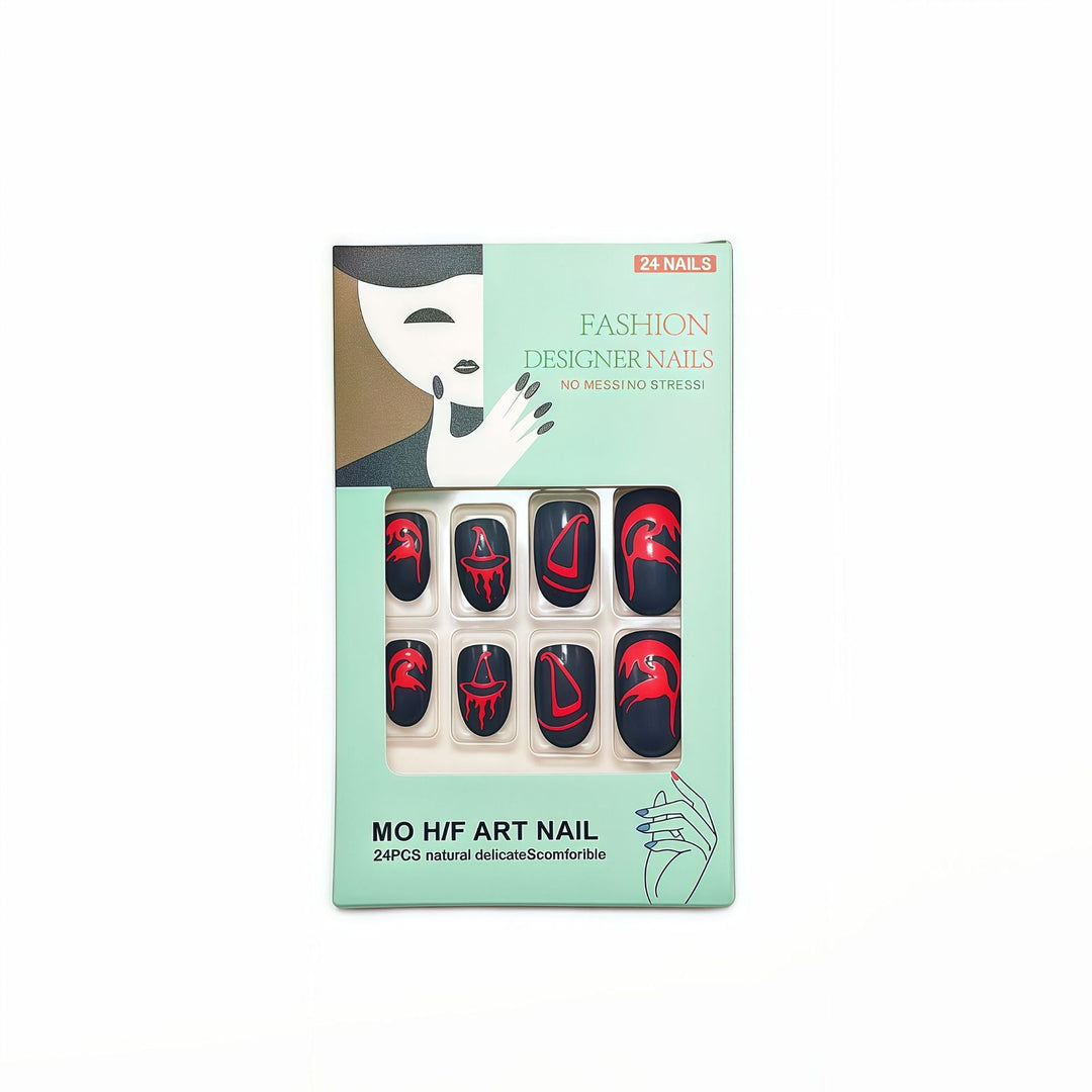 Creative Halloween-themed art nails Kalsten