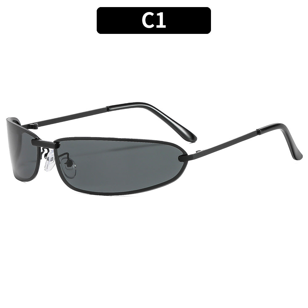 Modern Sleek Shield Sunglasses