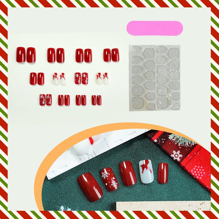 Artificial Christmas Art Nails Kalsten
