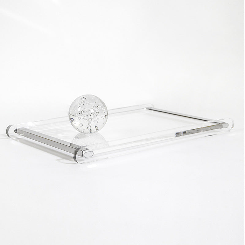 Elegant Acrylic Serving Tray