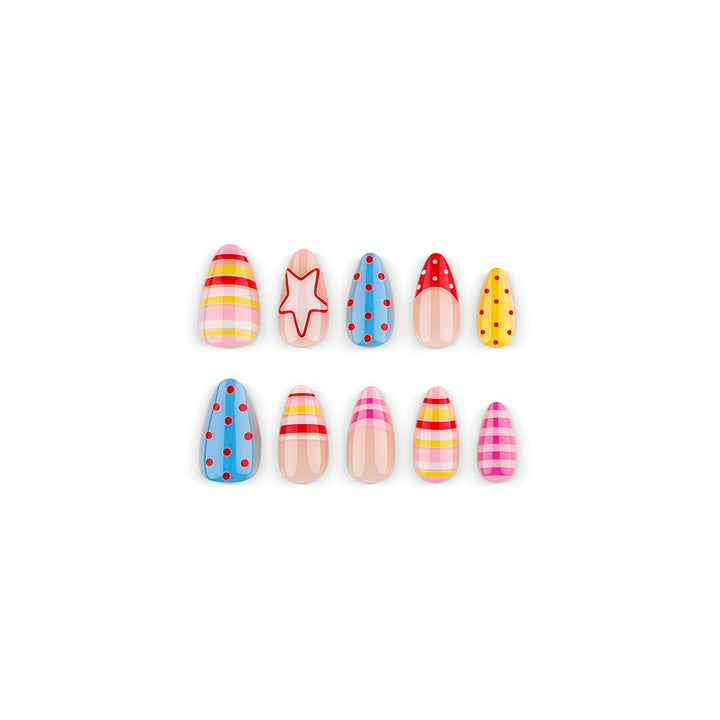 Playful art nail designs Kalsten