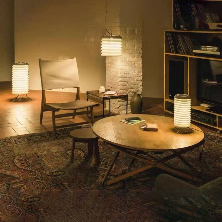 Modern Rippled Table Lamp