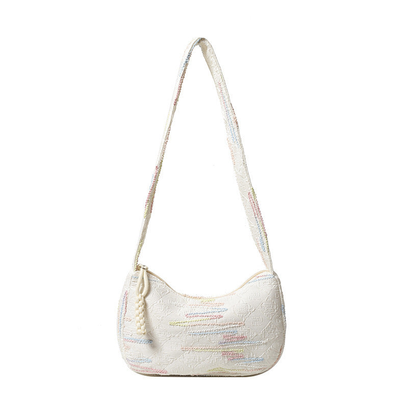 WoTextured Fabric Shoulder Bag Kalsten