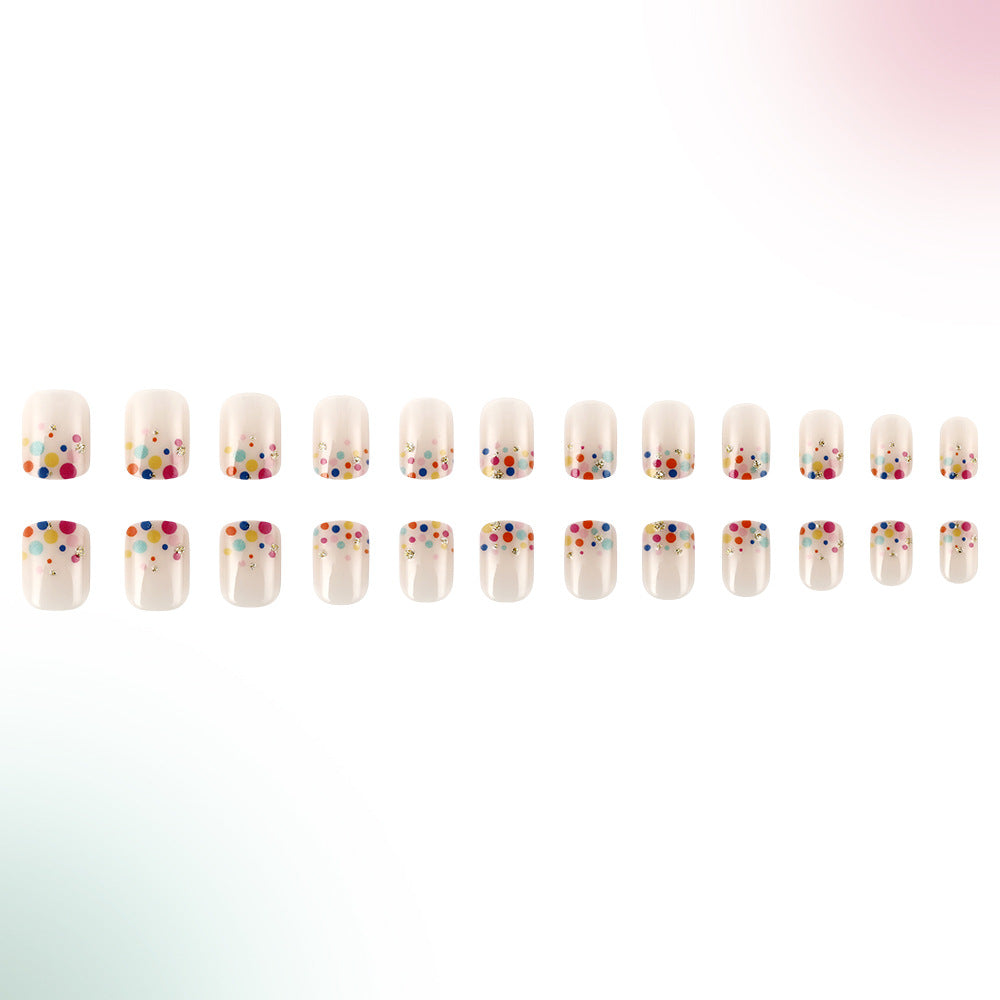 Colorful Dotted Gel Nail Art Set Kalsten