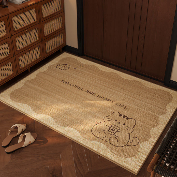 Cute Cartoon Dog-Themed Indoor Area Mat for Home