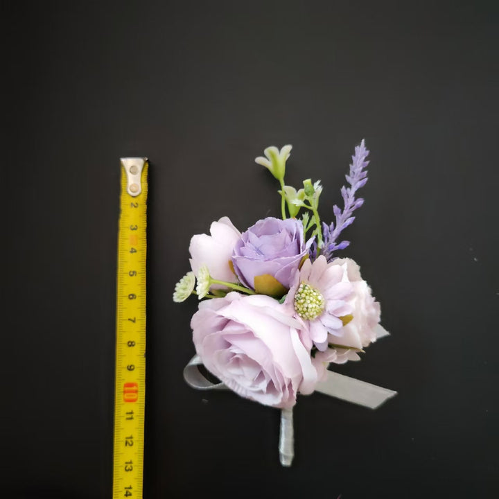 Elegant Floral Lapel Corsage