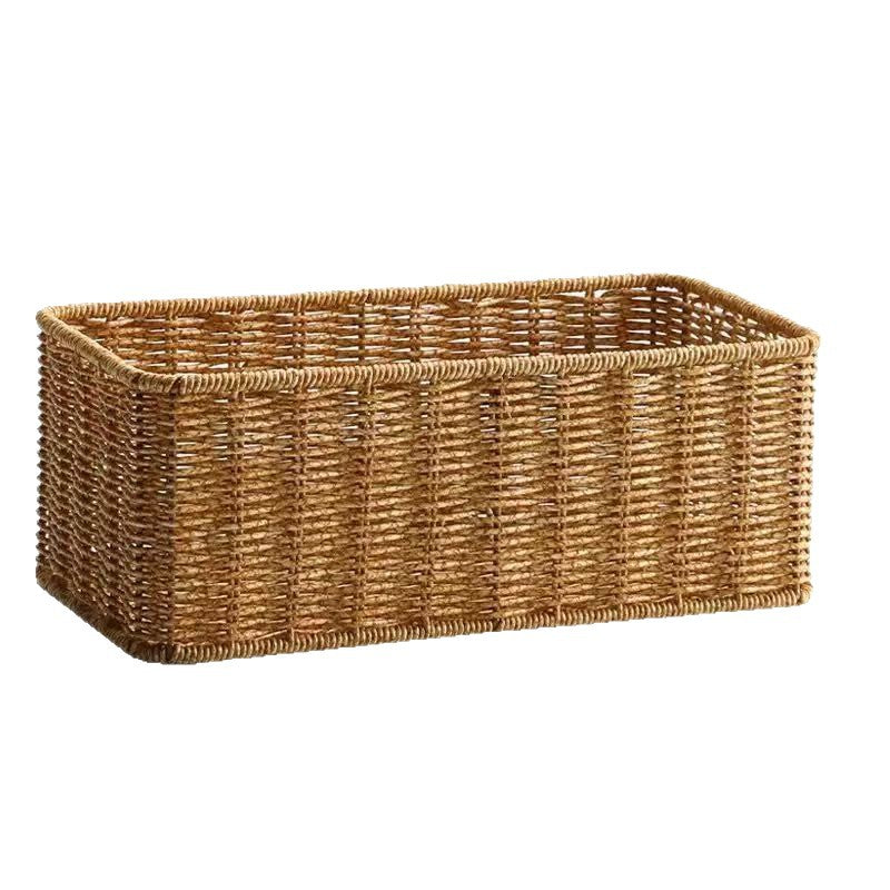 Rectangular Handwoven Storage Basket Kalsten