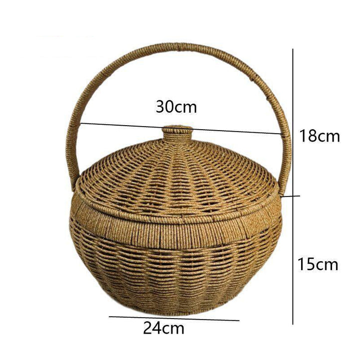 Multi-Layer Woven Picnic Storage Basket Kalsten