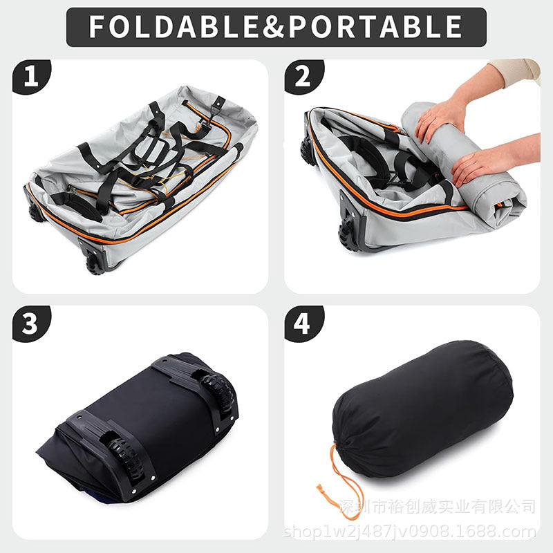 Rolling Travel Duffle Bag with Adaptive Wheels Kalsten