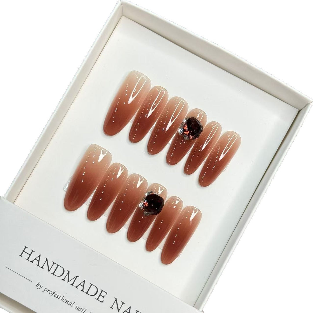 Artistic Handmade Press-On Nail Set