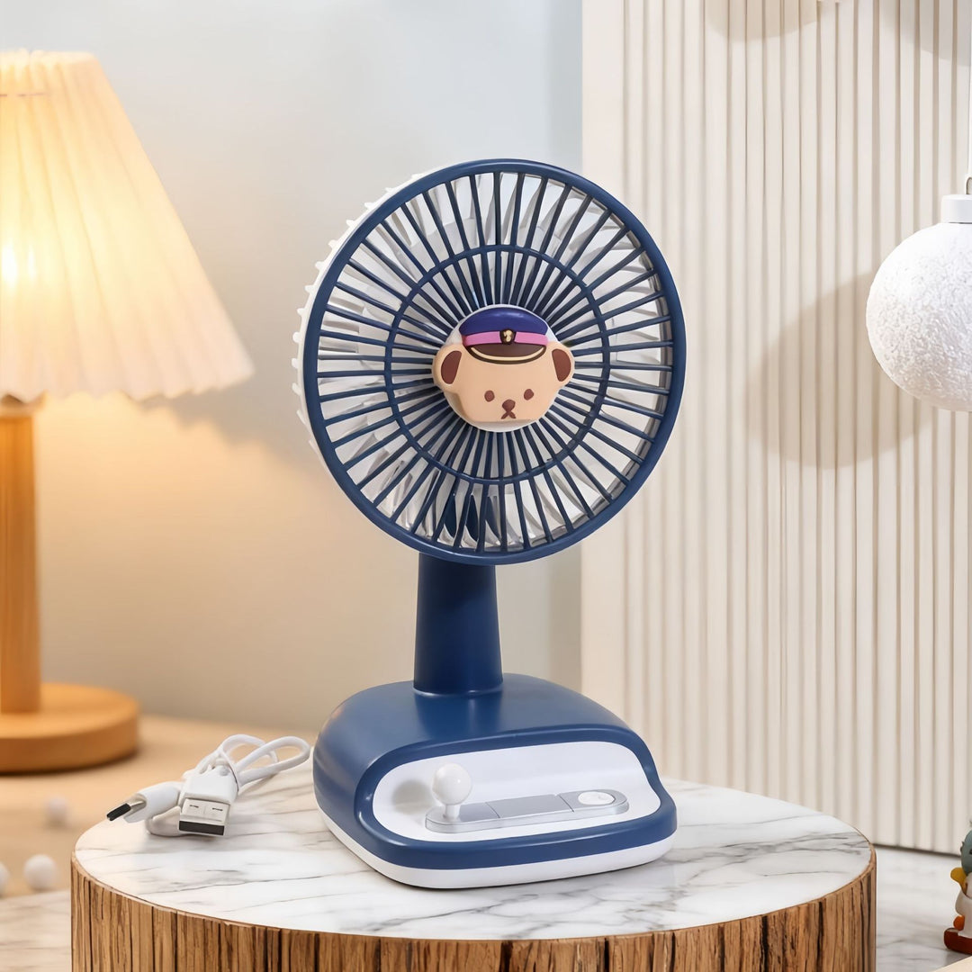 Ladies table fan with flexible tilt angle Kalsten