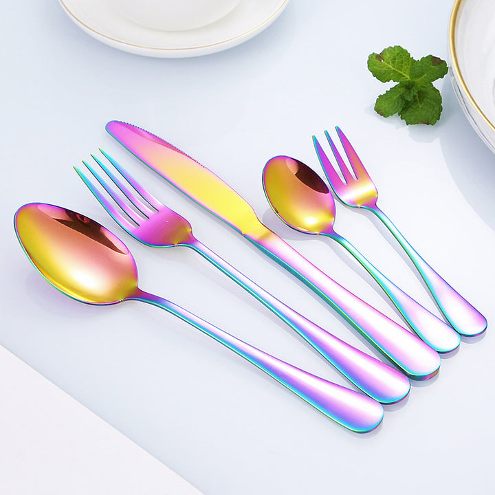 Elegant stainless steel cutlery set with ergonomic handle Kalsten