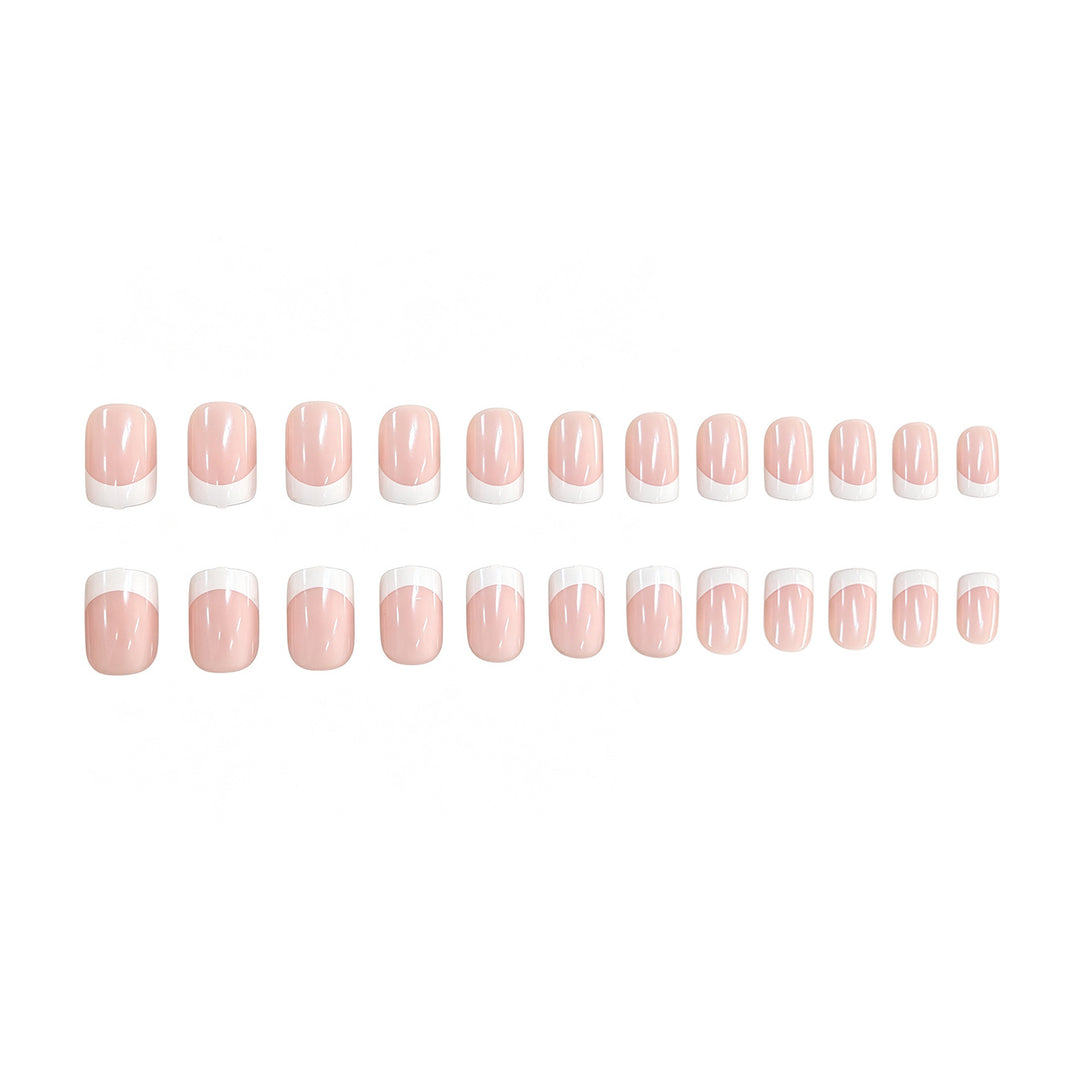 French Tip Acrylic Nail Art Enhancements Kalsten