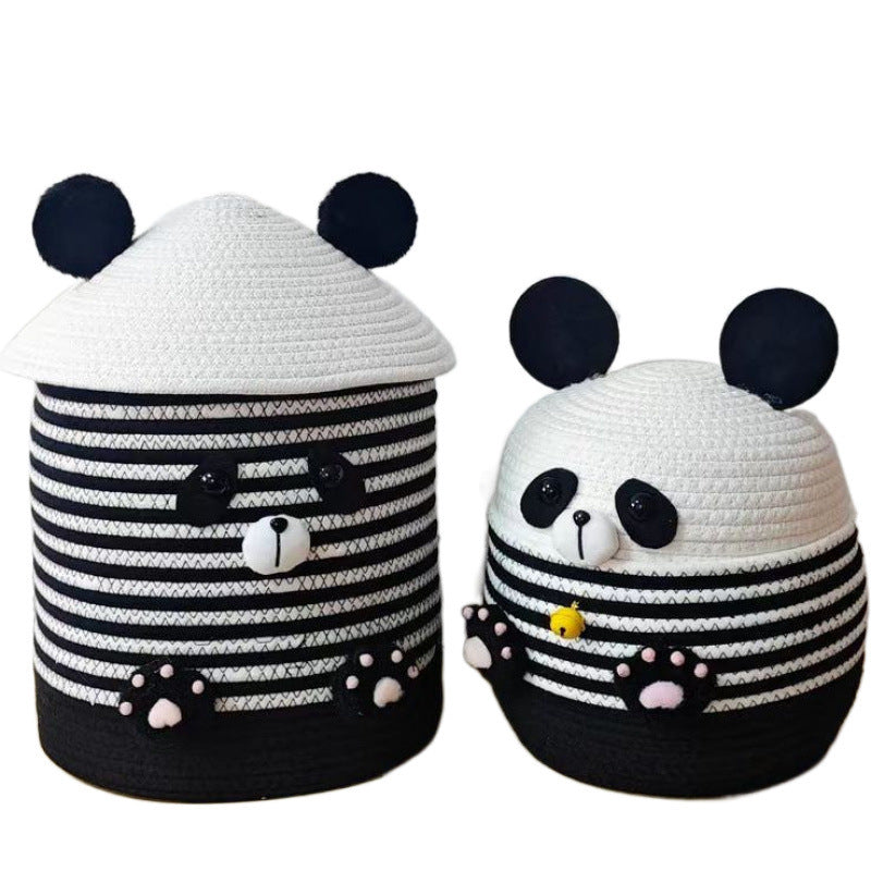 Funny Seat Pouf in Panda Design Kalsten